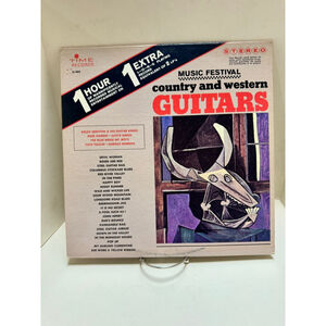 1960 Time Records Vinyl Record Album Country Festival Country Western Guitars LP